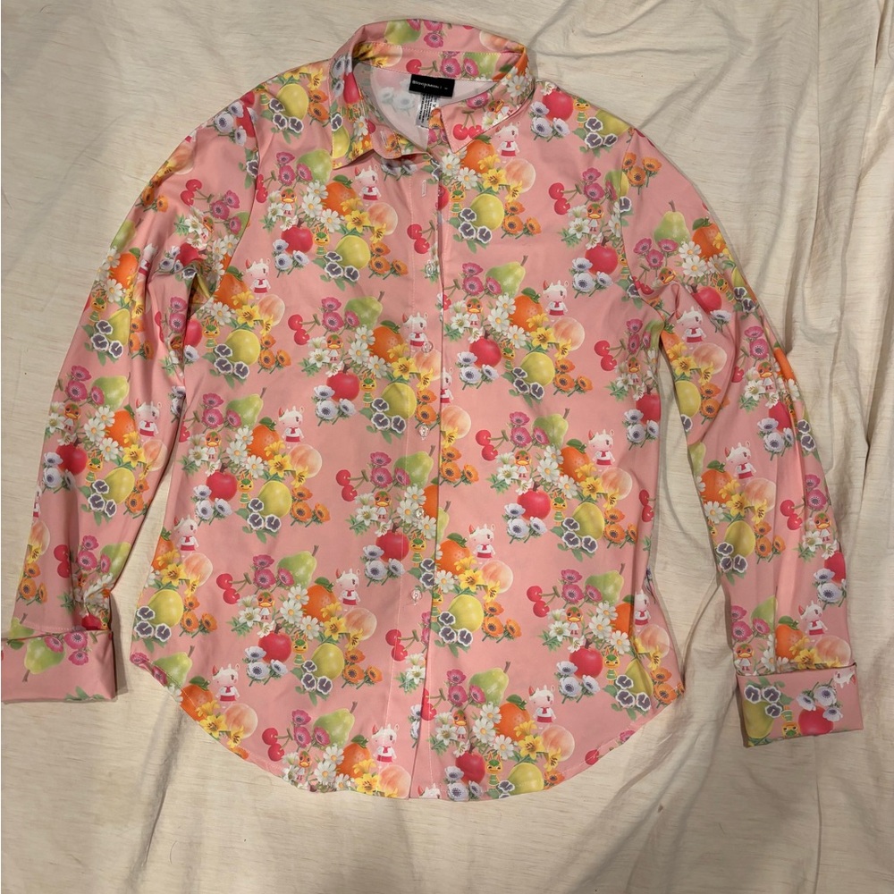 BlackMilk Clothing Animal Crossing Button Down shirt